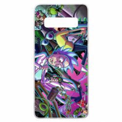 Чохол для Samsung S10+ Rick and Morty cartoon - PrintSalon