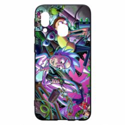 Чохол для Samsung A40 Rick and Morty cartoon - PrintSalon