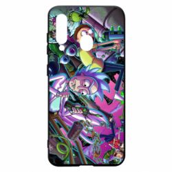 Чохол для Samsung A60 Rick and Morty cartoon - PrintSalon