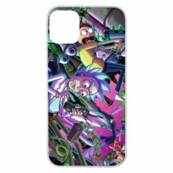Чохол для iPhone 11 Pro Rick and Morty cartoon - PrintSalon