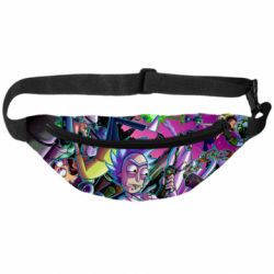 3D-сумка на пояс Rick and Morty cartoon - PrintSalon