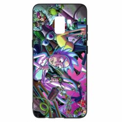 Чохол для Samsung A8+ 2018 Rick and Morty cartoon - PrintSalon