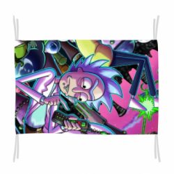 Прапор Rick and Morty cartoon - PrintSalon