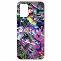 Чохол для Samsung A02s/M02s Rick and Morty cartoon - PrintSalon