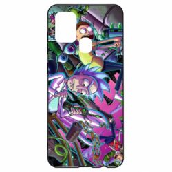 Чохол для Samsung A21s Rick and Morty cartoon - PrintSalon