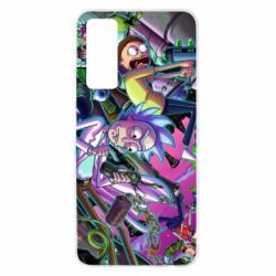Чохол для Huawei P Smart 2021 Rick and Morty cartoon - PrintSalon