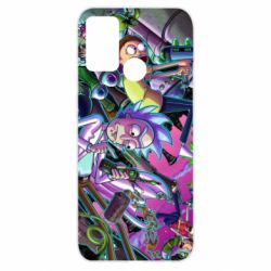 Чохол для Oppo A52 / A72 / A92Rick and Morty cartoon - PrintSalon