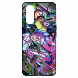 Чохол для Oppo Find X2Rick and Morty cartoon - PrintSalon