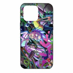 Чохол для iPhone 14 Pro Max Rick and Morty cartoon - PrintSalon