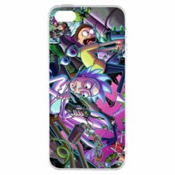 Чохол для iphone 5/5S/SE Rick and Morty cartoon - PrintSalon