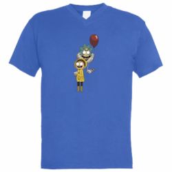 Мужская футболка  с V-образным вырезом Rick and Morty: It 2 - PrintSalon