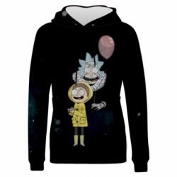 Жіноче 3D худі Rick and Morty: It-PrintSalon Жіноче 3D худі Rick and Morty: It