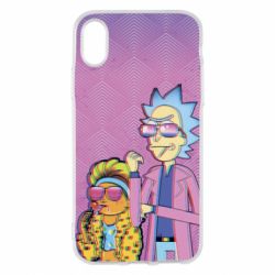 Чохол для iPhone X/Xs Rick and Morty Miami - PrintSalon