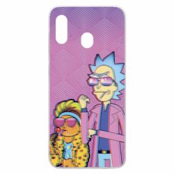 Чохол для Samsung A20 Rick and Morty Miami - PrintSalon