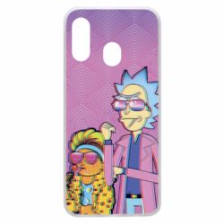 Чохол для Samsung A40 Rick and Morty Miami - PrintSalon