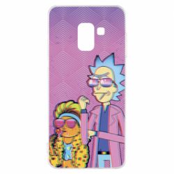 Чохол для Samsung A8 2018 Rick and Morty Miami - PrintSalon