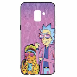 Чохол для Samsung A8+ 2018 Rick and Morty Miami - PrintSalon