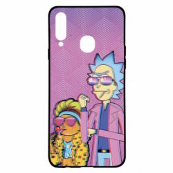 Чохол для Samsung A20s Rick and Morty Miami - PrintSalon