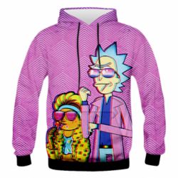 Чоловіче 3D худі Rick and Morty Miami - PrintSalon