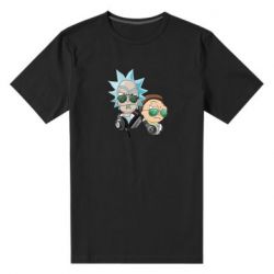 Мужская футболка премиум Rick and Morty on style - PrintSalon