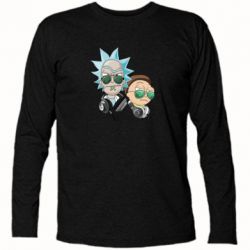 Футболка с длинным рукавом Rick and Morty on style - PrintSalon