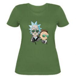 Женская футболка Rick and Morty on style - PrintSalon