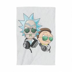 Полотенце с принтом Rick and Morty on style - PrintSalon