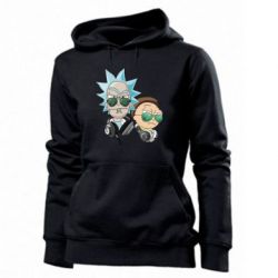Женское худи Rick and Morty on style - PrintSalon