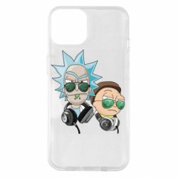 Чехол для iPhone 14 Rick and Morty on style