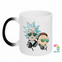 Чашка-хамелеон Rick and Morty on style - PrintSalon