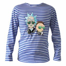 Тельняшка с длинным рукавом Rick and Morty on style - PrintSalon
