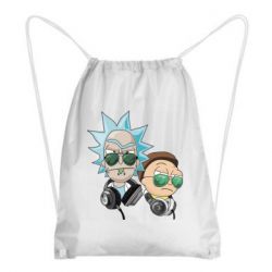 Рюкзак-мешок Rick and Morty on style - PrintSalon