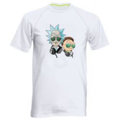 Мужская футболка для спорта Rick and Morty on style - PrintSalon