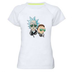 Женская футболка для спорта Rick and Morty on style - PrintSalon