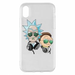 Чехол для iPhone X/Xs Rick and Morty on style - PrintSalon