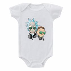 Детский бодик Rick and Morty on style - PrintSalon