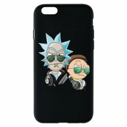 Чехол для iPhone 6/6S Rick and Morty on style - PrintSalon