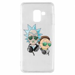 Чехол для Samsung A8 2018 Rick and Morty on style - PrintSalon