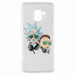 Чехол для Samsung A8+ 2018 Rick and Morty on style - PrintSalon