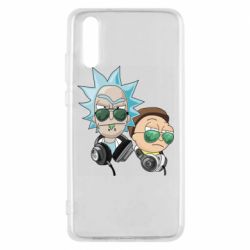 Чехол для Huawei P20 Rick and Morty on style - PrintSalon