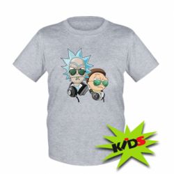 Детская футболка Rick and Morty on style - PrintSalon