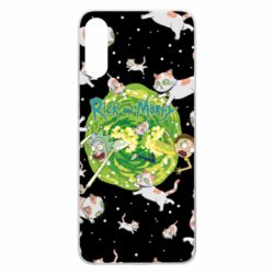 Чохол для Samsung A70 Rick and Morty Schrodinger cats and Einstein - PrintSalon