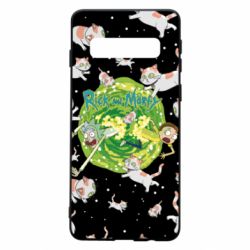 Чохол для Samsung S10 Rick and Morty Schrodinger cats and Einstein - PrintSalon