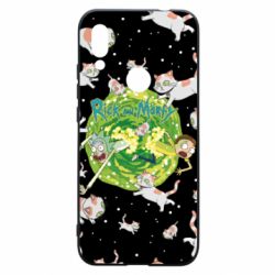 Чохол для Xiaomi Redmi 7 Rick and Morty Schrodinger cats and Einstein - PrintSalon