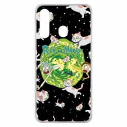Чохол для Samsung M40 Rick and Morty Schrodinger cats and Einstein - PrintSalon