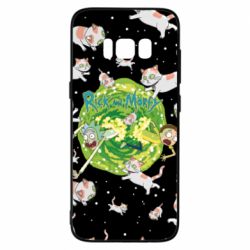 Чохол для Samsung S8 Rick and Morty Schrodinger cats and Einstein - PrintSalon