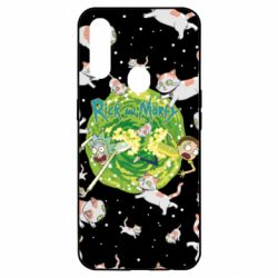 Чохол для Oppo A31 Rick and Morty Schrodinger cats and Einstein - PrintSalon