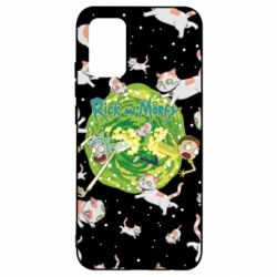 Чохол для Samsung A02s/M02s Rick and Morty Schrodinger cats and Einstein - PrintSalon