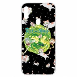 Чохол для Samsung A11 / M11 Rick and Morty Schrodinger cats and Einstein - PrintSalon