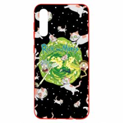 Чохол для Samsung A50 Rick and Morty Schrodinger cats and Einstein - PrintSalon